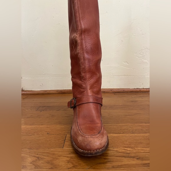 Nine West Lady’s Knee High Leather Buckle Boots - Picture 2 of 5